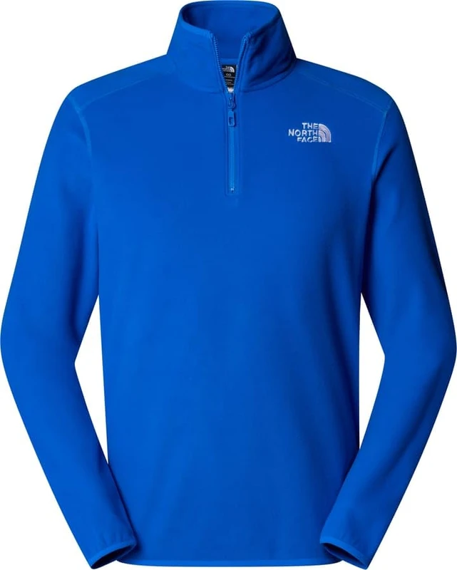 The North Face Men's 100 Glacier 1/4 Zip Sweatshirt, Hero Blue, S