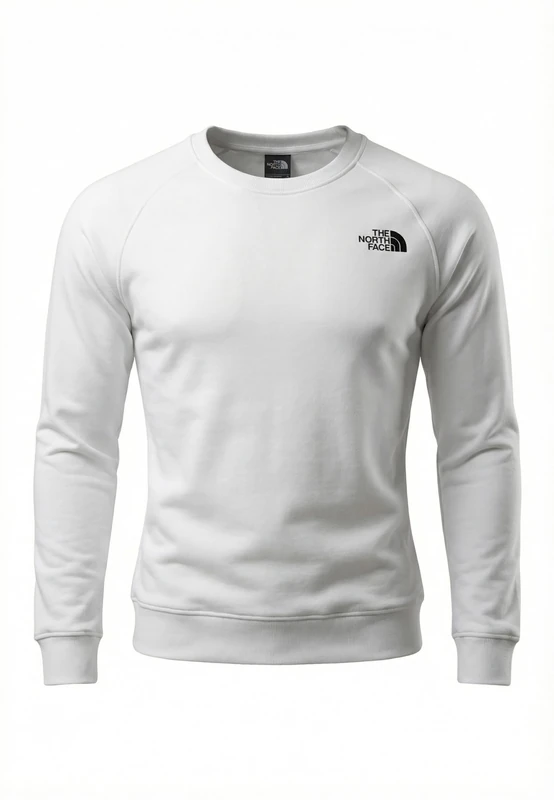 The North Face Men's Raglan Box Nse Crew Sweatshirt, Tnf White, XXL
