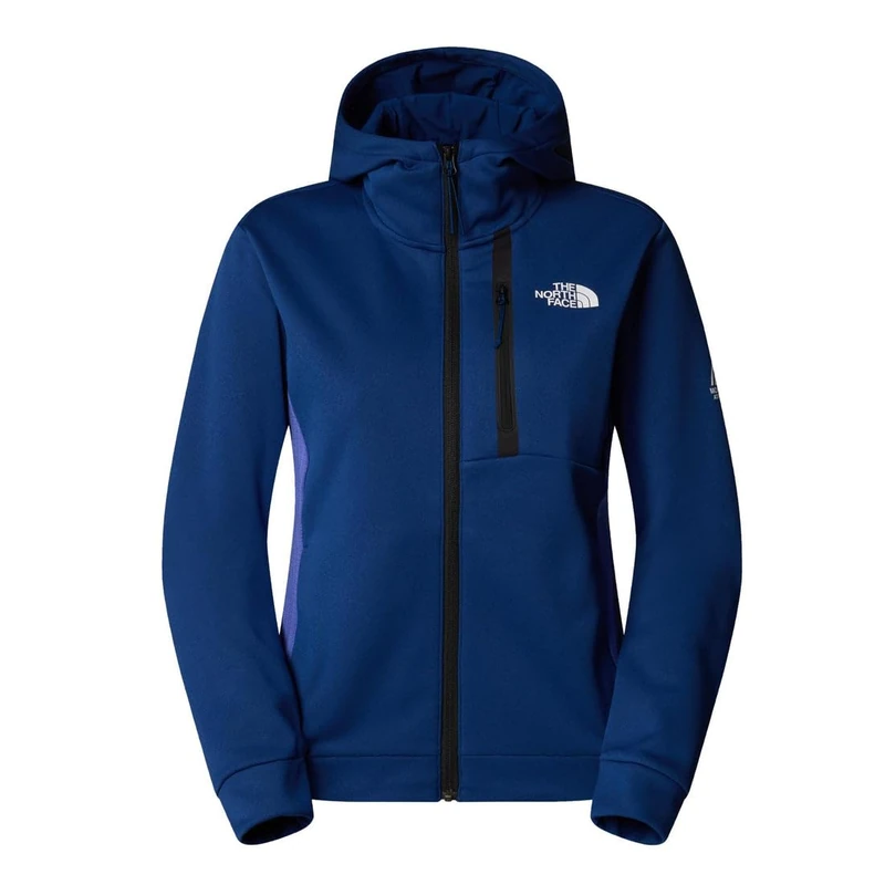 The North Face Women's Mountain Athletics Full Zip Fleece Jacket, Estate Blue/Indigo Plum, L