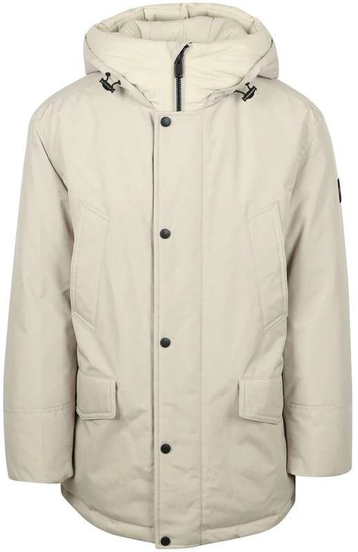 BOSS Men's Outerwear Jacket, Light Beige, 48