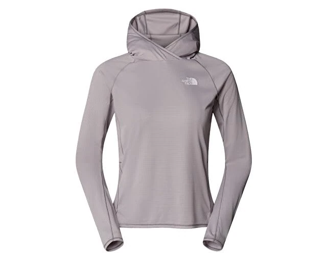 The North Face Women's Sunriser Hooded Sweatshirt, Moonstone Grey, L
