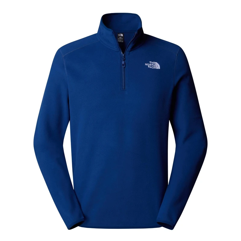 The North Face Men's 100 Glacier 1/4 Zip Sweatshirt, Estate Blue, L