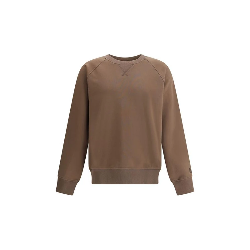 The North Face Men's Logo RMST Relaxed Crew Sweatshirt, Smokey Brown, L