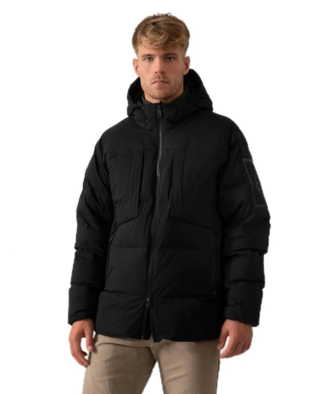BOSS Men's Ow_riplite Puffer HD Parka - Black, Large