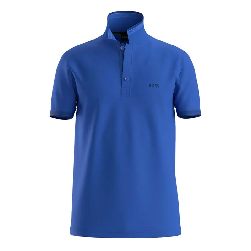BOSS Men's Paddy Polo, Medium Blue, 6XL