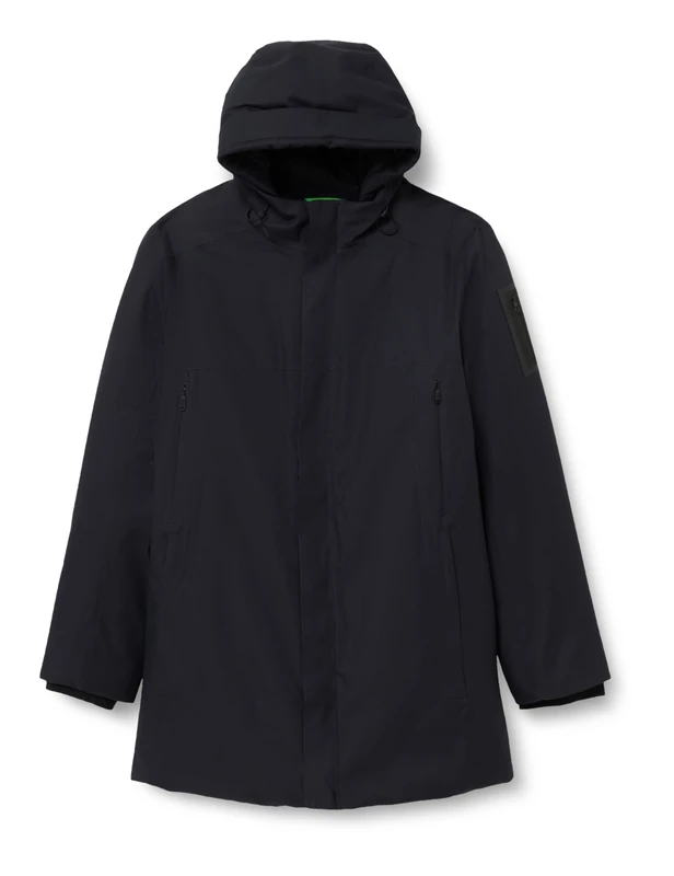 BOSS Ow_hexatech Men's Parka, dark blue, XL - Image 1