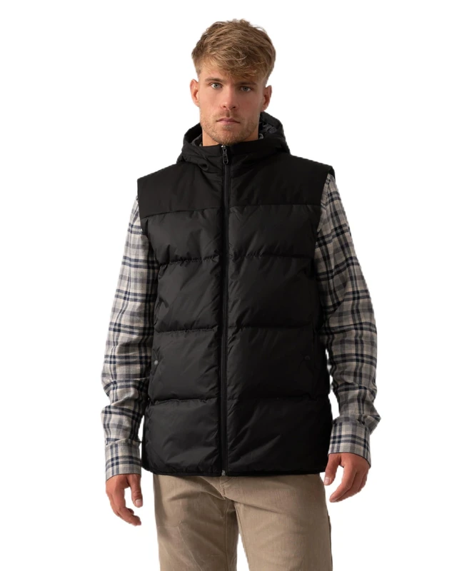 BOSS Men's Ow_Block-x Vest HD Outerw Waistcoat, black, XL