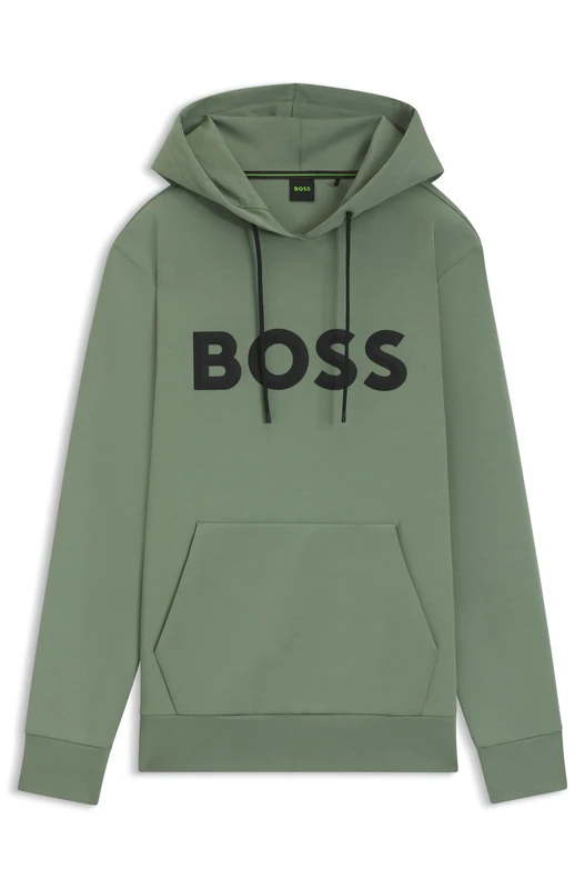 BOSS Men's Soody Zone Sweatshirt, Open Green, XL