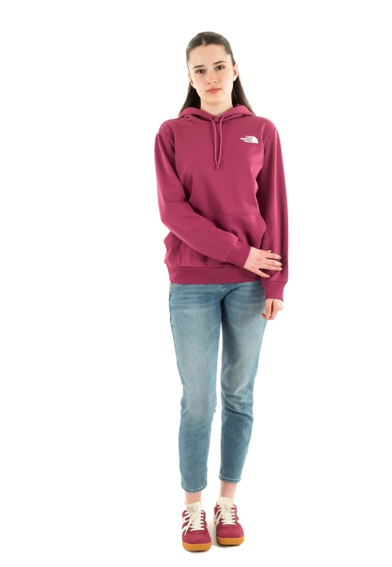 The North Face Women's Simple Dome Hooded Sweatshirt, Cyber Berry, S
