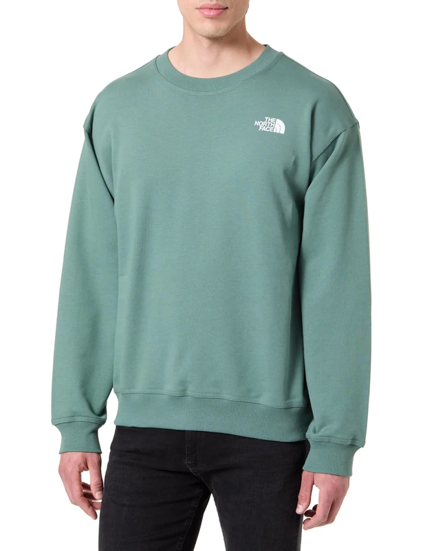 The North Face Unisex Nse Oversized Crew Sweatshirt, Duck Green, S