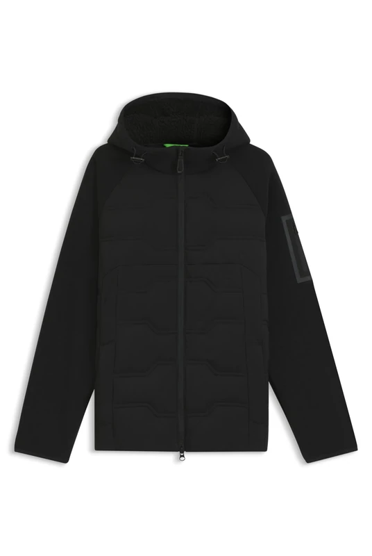 BOSS Men's Ow_hole19 Hy Hd Outerwear Jacket, Black, M