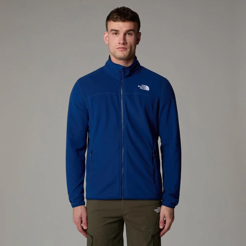 The North Face Men's 100 Glacier Full Zip Jacket, Estate Blue, L
