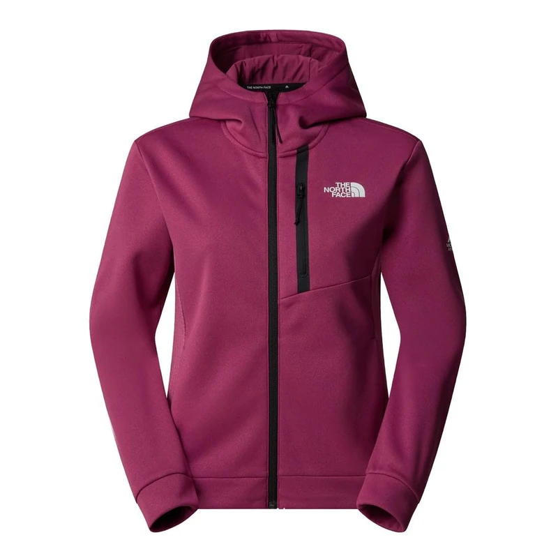 The North Face Women's Mountain Athletics Full Zip Fleece Jacket, Cyber Berry/Lively Berr, M