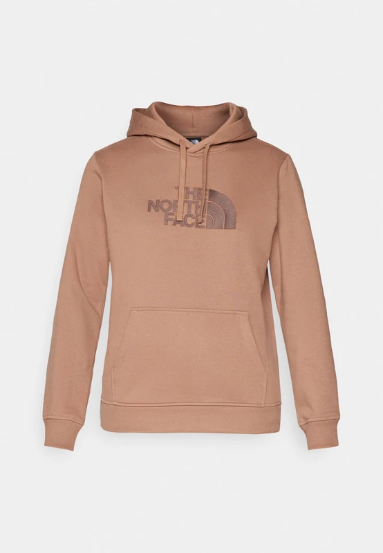 The North Face Women's Drew Peak Hooded Sweatshirt, Latte/Smokey Brown, S