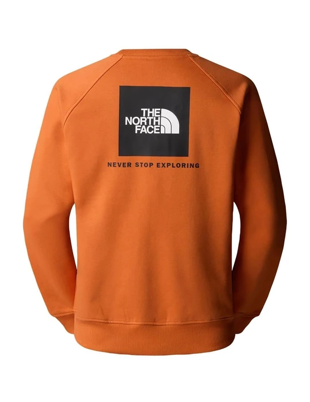 The North Face Men's Raglan Box Nse Crew Sweatshirt, Iron Bronze/Tnf Black, M - Image 1