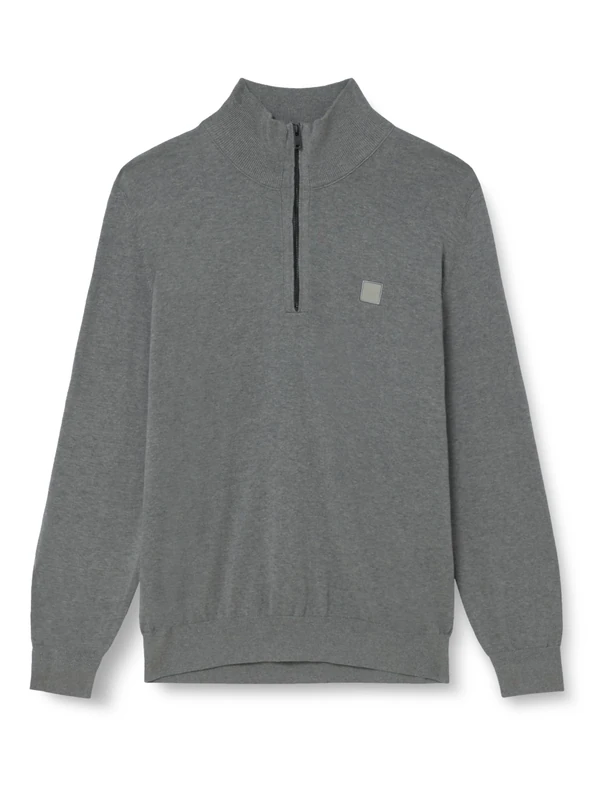 BOSS Kanobix_s Men's Knitted Sweater, Silver, XXL