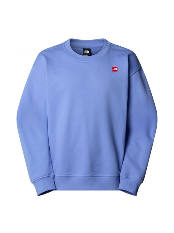The North Face Unisex Axys Oversized Crew Sweatshirt, Virtual Blue, XXS
