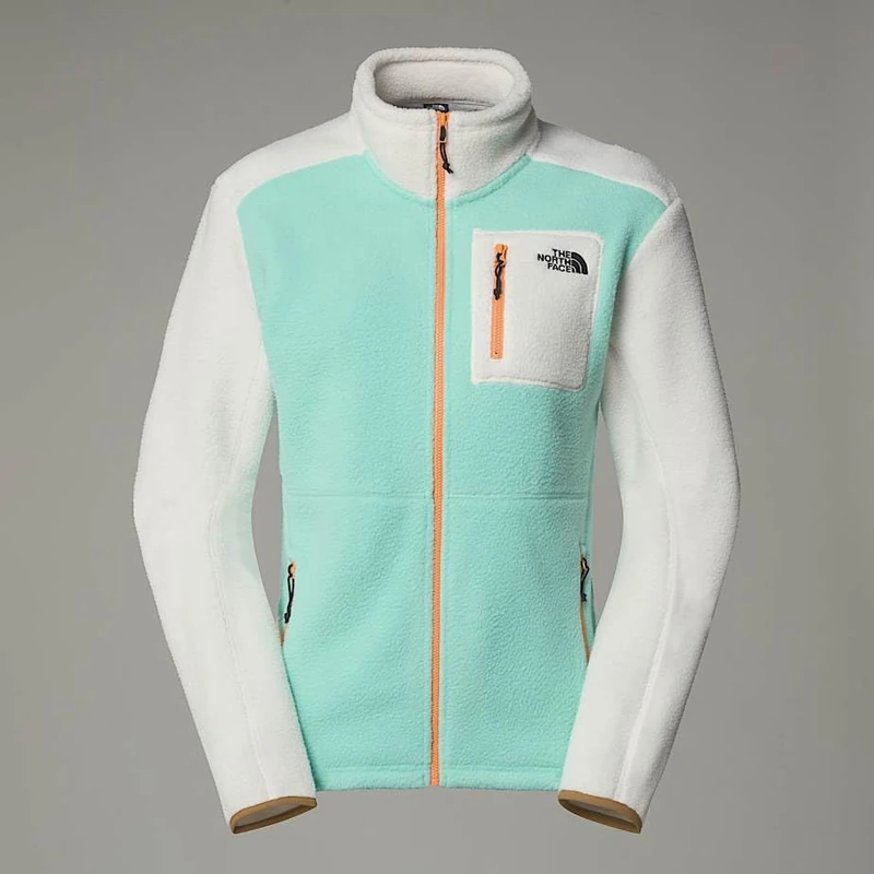 The North Face Women's Yumiori Full Zip Jacket, Bright Foam/White Dune, XL