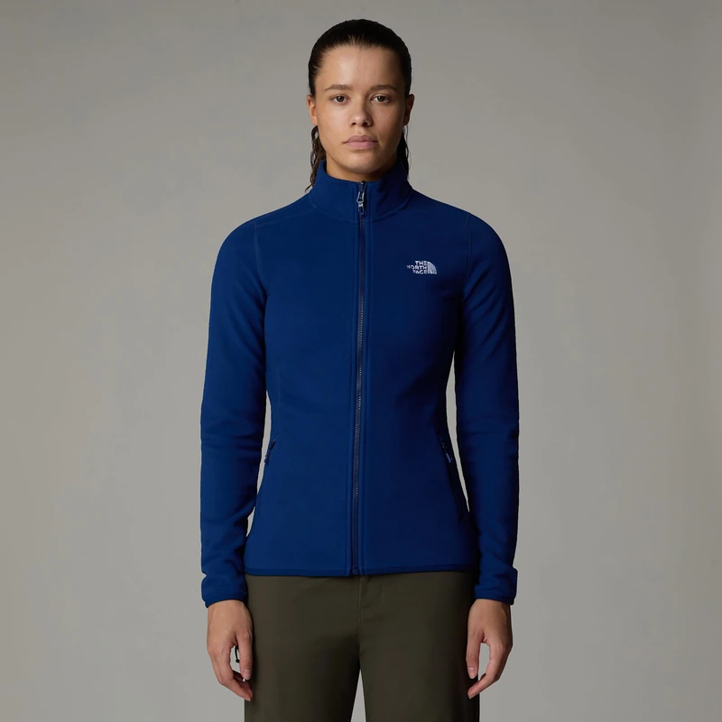 The North Face Women's 100 Glacier Full Zip Jacket, Estate Blue, XL