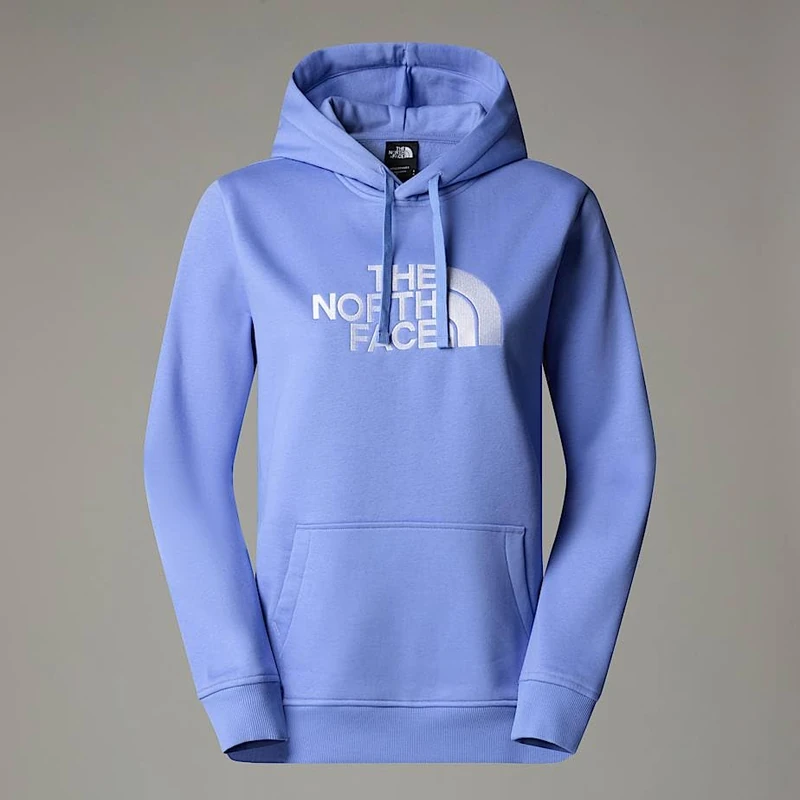 The North Face Women's Drew Peak Hooded Sweatshirt, Virtual Blue/Tnf White, S