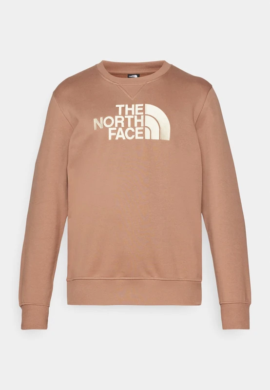 The North Face Men's Drew Peak Crew Sweatshirt, Latte/Gravel, L