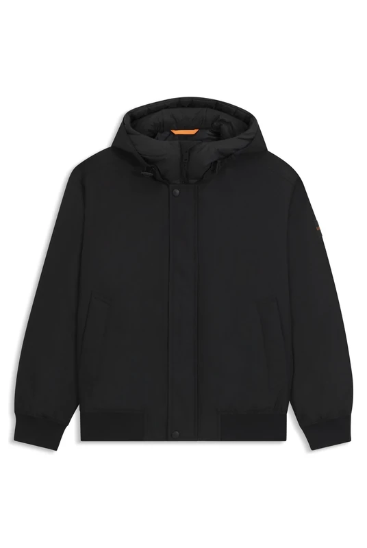 BOSS Men's Outerwear Jacket, Black, 34