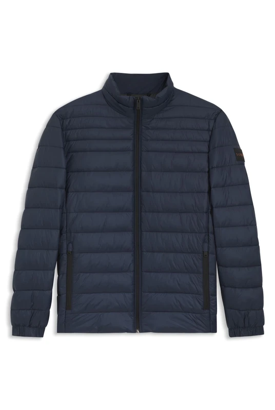 BOSS Men's Outerwear Jacket, dark blue, 48