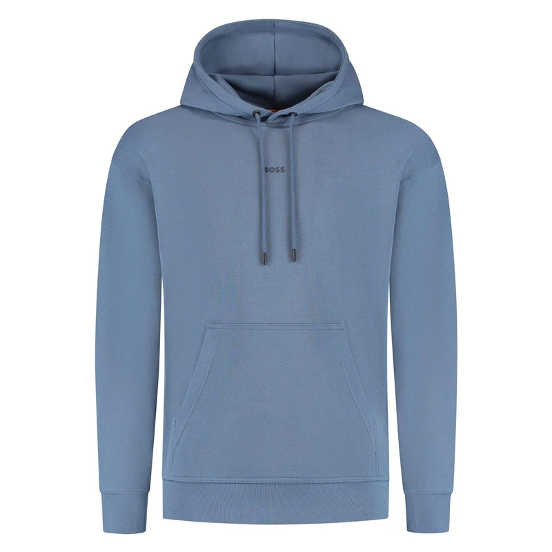 BOSS Men's WeSmallhood Sweatshirt, Open Blue, M