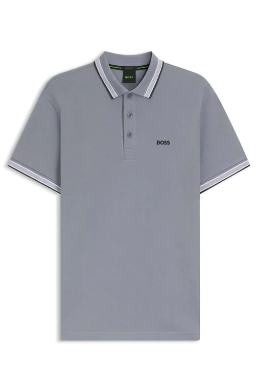 BOSS Men's Paddy Paddy Cotton Pique Polo Shirt, Medium Brown, XXL