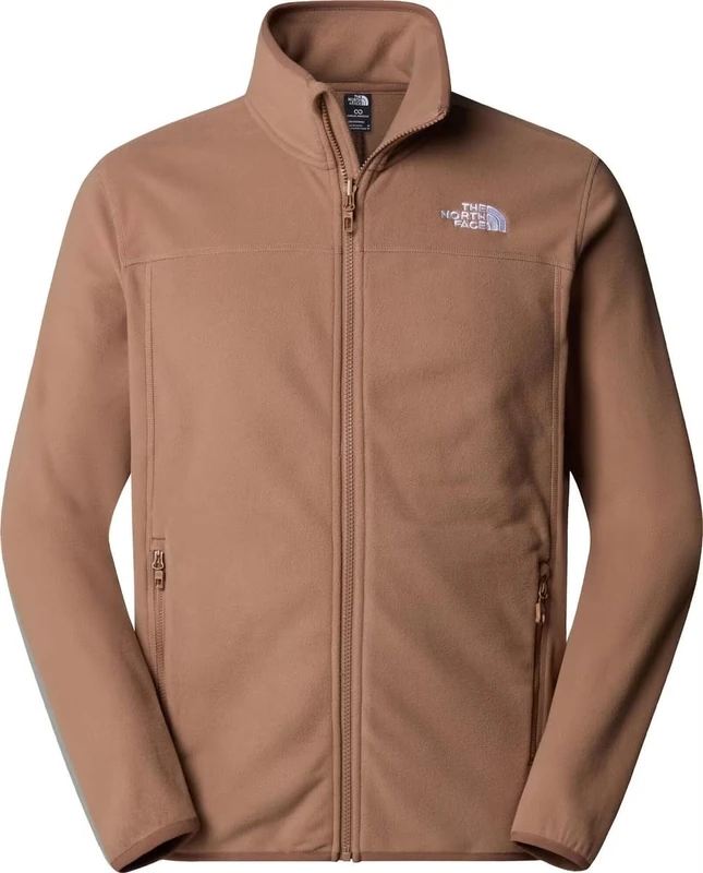 The North Face Men's 100 Glacier Full Zip Jacket, Latte, XS