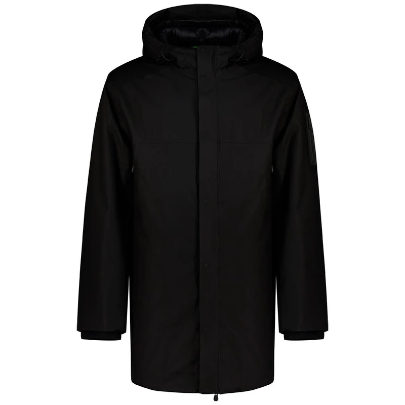 BOSS Men's Ow_hexatech Parka, Black, 3XL