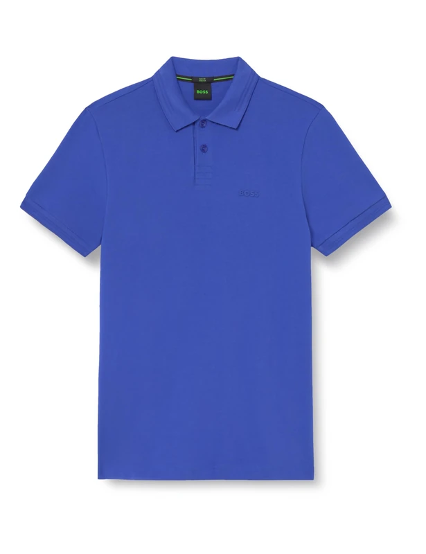 BOSS Paul Men's Polo Shirt, Medium Blue, 3XL