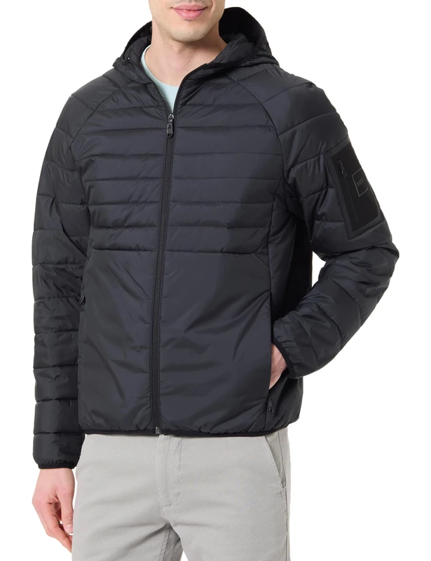 BOSS Ow_urbanex Jt HD Men's Outerwear Jacket, dark blue, M