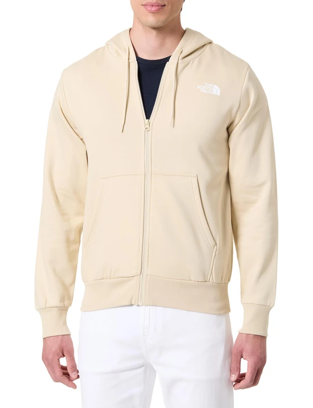 The North Face Men's Simple Dome Full Zip Hooded Jacket, Gravel, XL