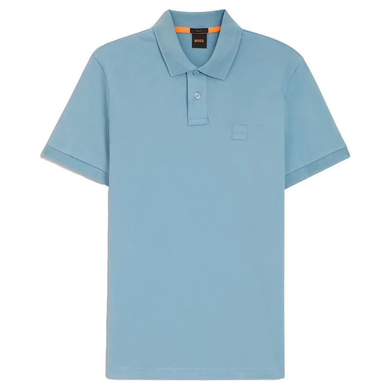 BOSS Men's Passenger Polo Shirt, Light/Pastel Blue, XL