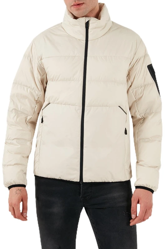 BOSS Men's Ow_urbanex Puffer Outerwear Jacket, Open White, L