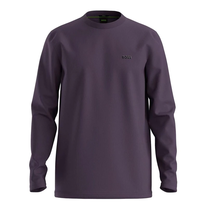 BOSS Men's Long T-Shirt, Medium Purple, M