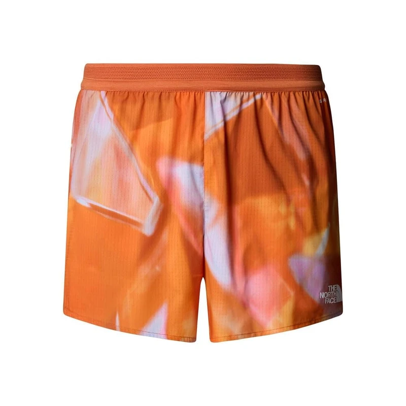The North Face Men's Sunriser 5In Shorts, Digital Orange Prisms P, M