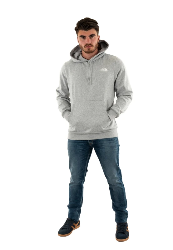 The North Face Men's Simple Dome Hooded Sweatshirt, Tnf Light Grey Heather, L