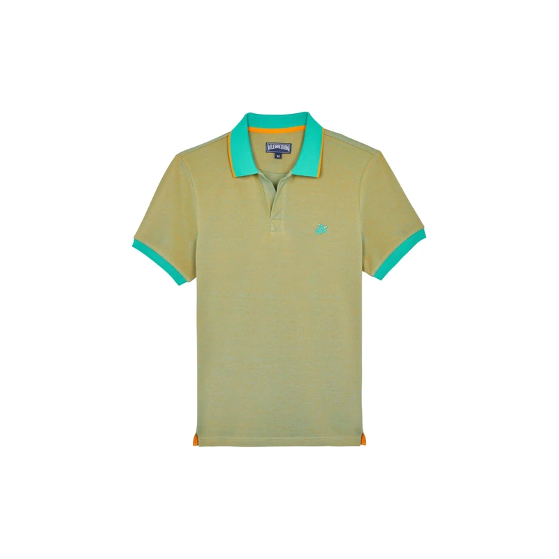 Vilebrequin, Cotton Polo Shirt Solid, M, Vitamin