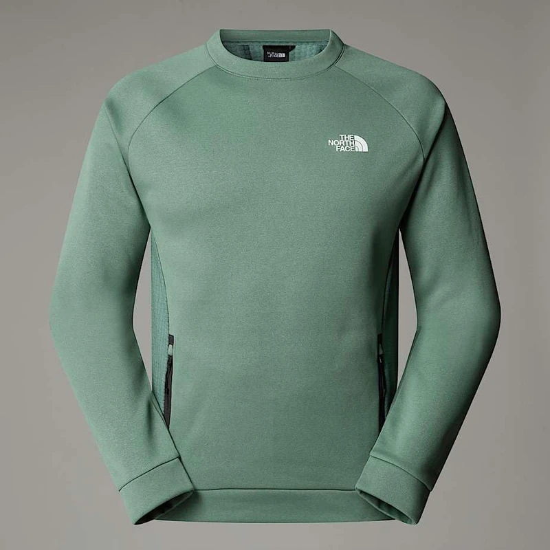 The North Face Men's Mountain Athletics Fleece Crew Sweatshirt, Duck Green, XXL