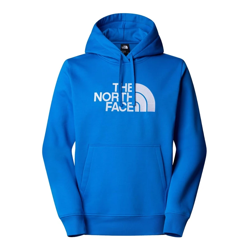The North Face Men's Drew Peak Hooded Sweatshirt, Hero Blue/Tnf White, L