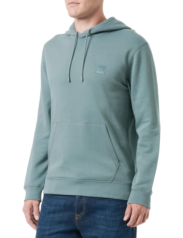 BOSS Men's Wetalk Sweatshirt, Open Green, XXXL