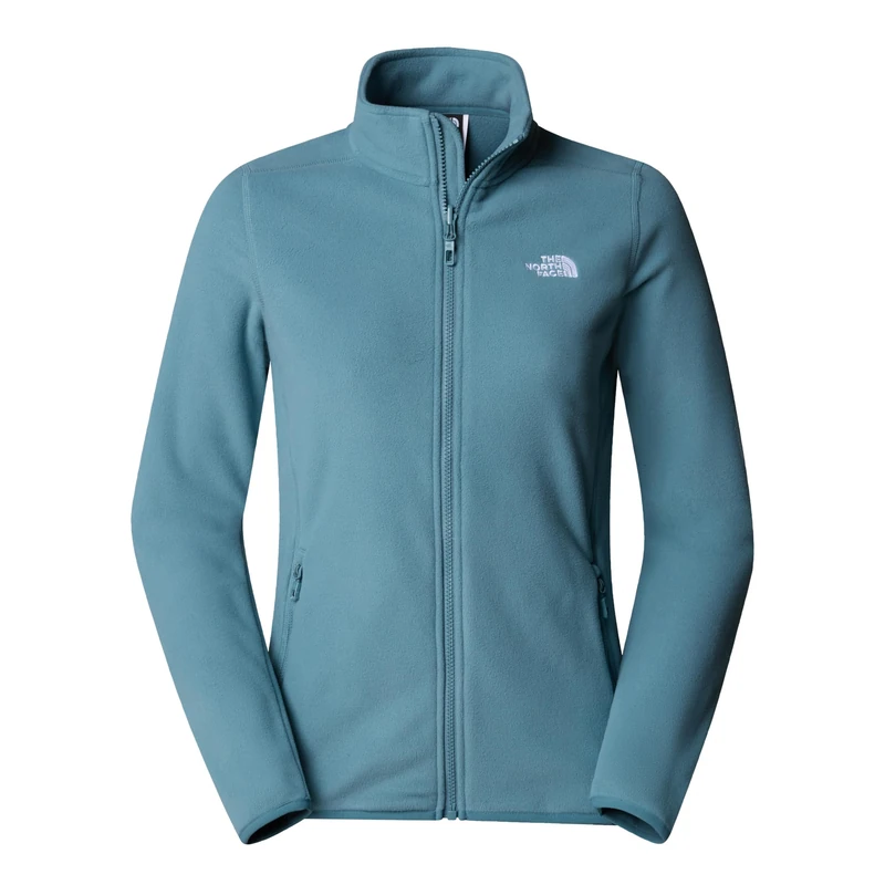 The North Face Women's 100 Glacier Full Zip Jacket, Stormy Blue, XS