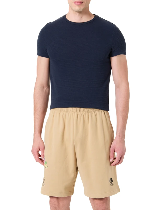 The North Face Men's Mountain Cleanup Relaxed Shorts, Khaki Stone, S