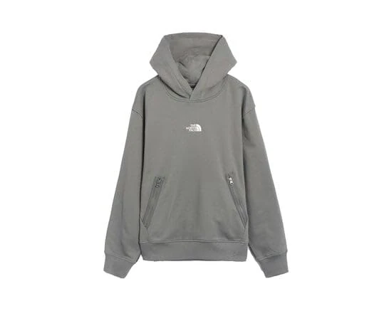 The North Face Men's Heritage Graphic Relaxed Hooded Sweatshirt, Smoked Pearl, S