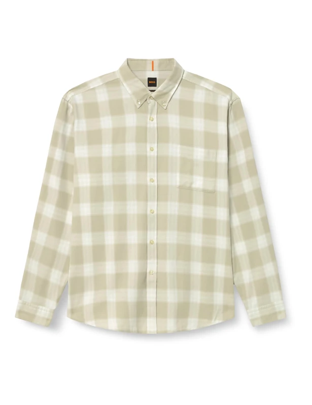 BOSS Men's Rickert_M Shirt, Open Green, XXXL