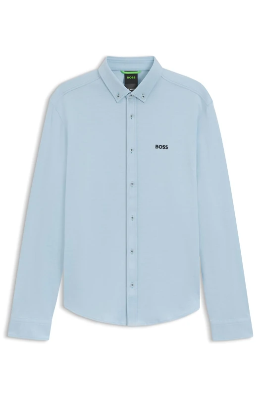 BOSS Men's B_Motion L Shirt, Medium Blue, L