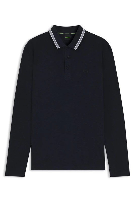 BOSS Mens Plisy Polo, Medium Purple, 3XL UK