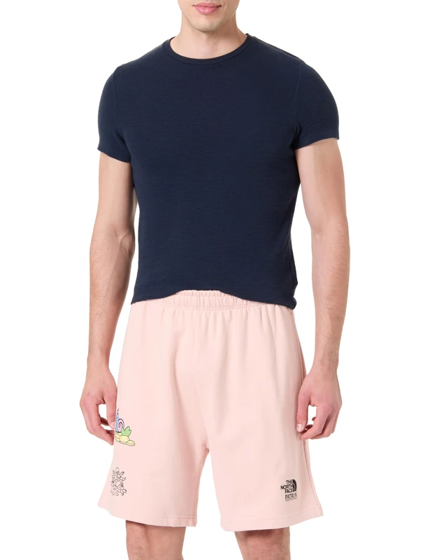 The North Face Men's Mountain Cleanup Relaxed Shorts, Pink Moss, M